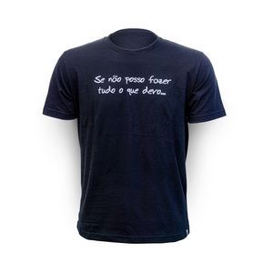 Camiseta Preta Masculina Lema Amigos do Bem